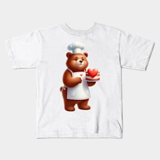 Valentine Love Bear Kids T-Shirt